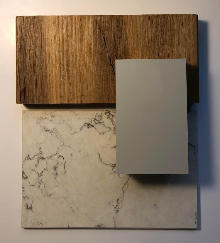 échantillons de carrelage et parquets